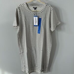 Davis Bitton Striped T-shirt Dress